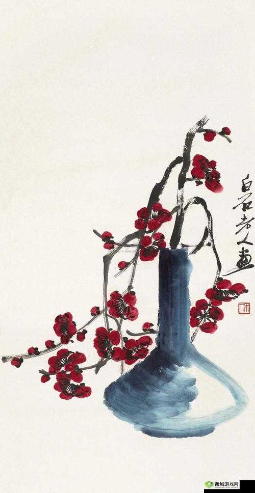 金花瓶楷梅花 2：独特艺术之美展现